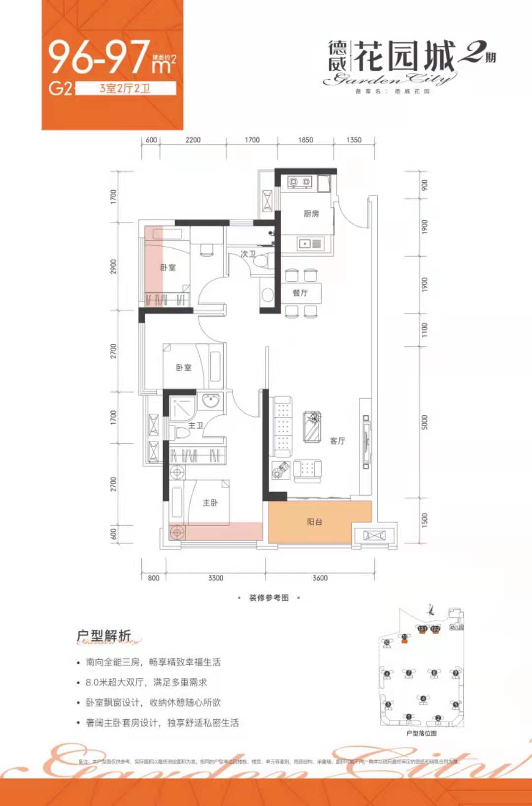 96㎡户型