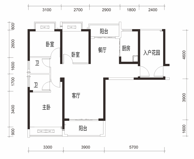 111㎡户型