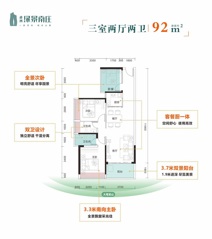 92㎡户型